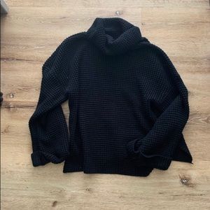 Chunky turtleneck oversized sweater